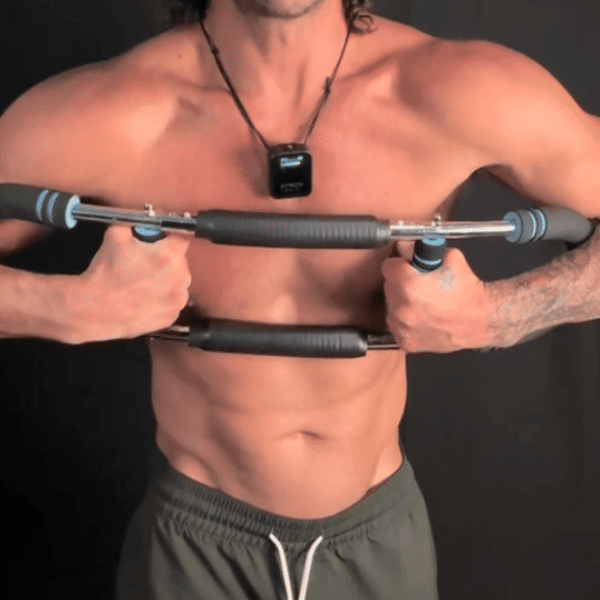 Power Flex™ U-Bar – Adjustable Arm & Chest Workout Bar with Spring Resistance