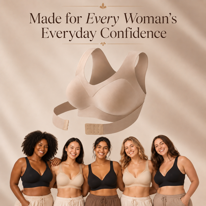 AlignEase™ Seamless Cross-Back Support Bra