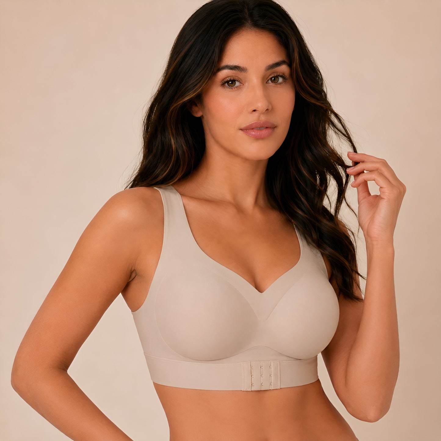 AlignEase™ Seamless Cross-Back Support Bra