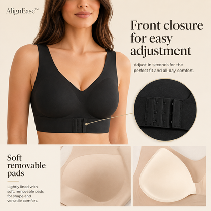 AlignEase™ Seamless Cross-Back Support Bra