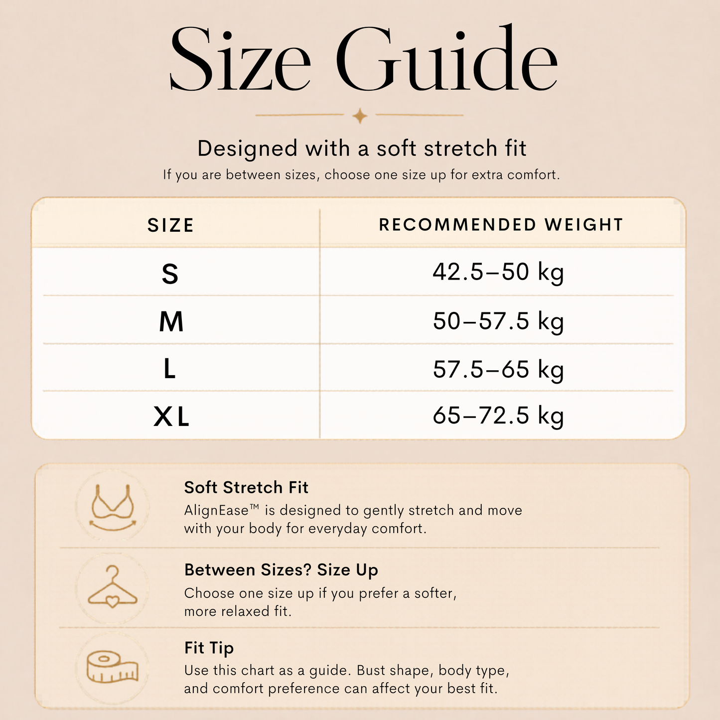 AlignEase™ Seamless Cross-Back Support Bra