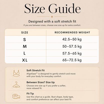 AlignEase™ Seamless Cross-Back Support Bra