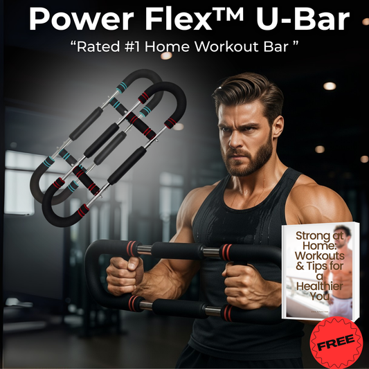 Power Flex™ U-Bar – Adjustable Arm & Chest Workout Bar with Spring Resistance