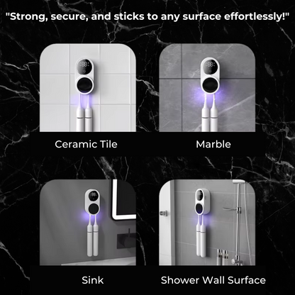 SanitiBrush Pro – UV Toothbrush Sanitizer & Holder | Portable Sterilizer