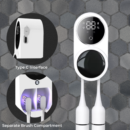 SanitiBrush Pro – UV Toothbrush Sanitizer & Holder | Portable Sterilizer